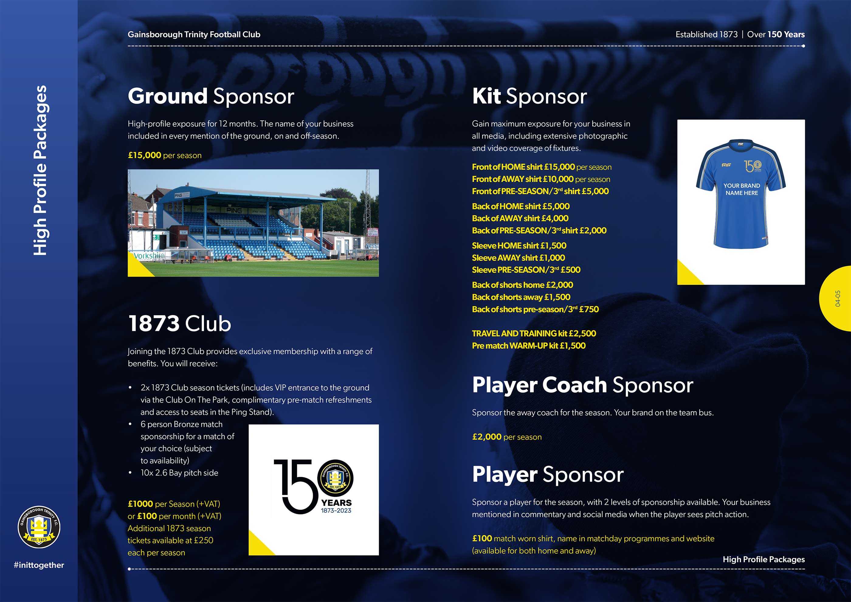 Sponsorship Packages